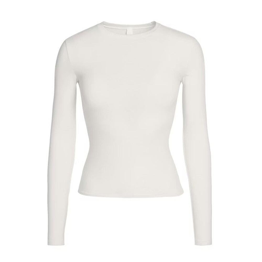 SKIMS Cotton Jersey Long Sleeve Tshirt - L